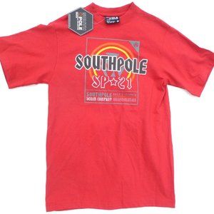 Southpole Red Mens T-Shirt Size M